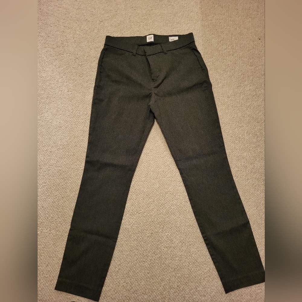 GAP Dark Gray Straight Leg Pants